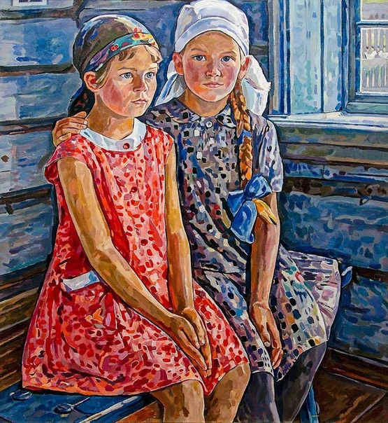 «Девочки» Ф. Кащеев1980-е.