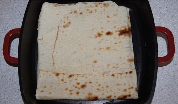 Сырный пирог из армянского лаваша"