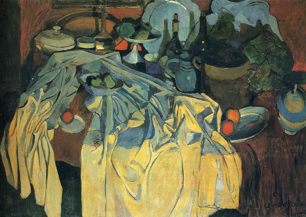 Андре Дерен (фр. André Derain; 1880 1954 ) французский живописец, график, театральный декоратор, скульптор, керамист. Учился у Э. Карьера (1898-99) и в Академии Жюлиана (1904) в Париже.