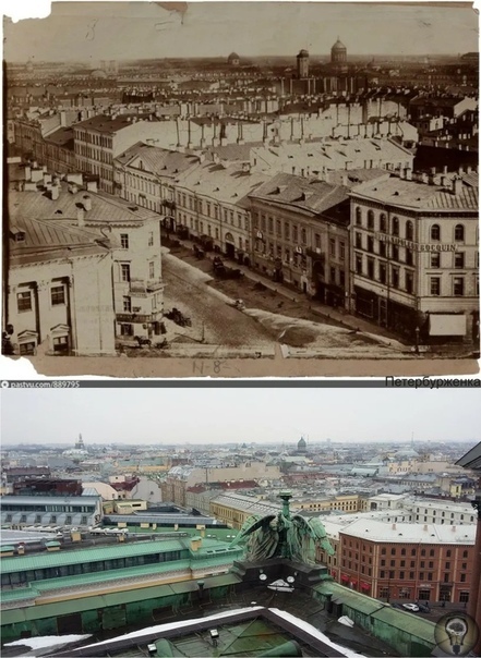Самая первая панорама Петербурга и фотографии 160 лет спустя 