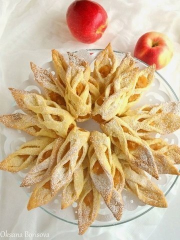 Домашнее печенье "Яблочные Башмачки" 