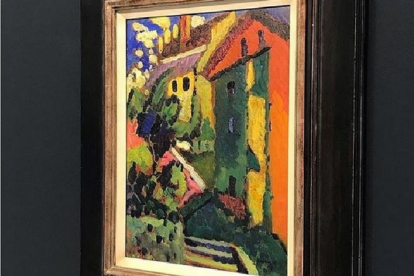 В Германии продали картину Кандинского за 2,5 миллиона евро Картину Василия Кандинского продали на торгах аукционного дома etter unst в Германии за рекордные для страны 2,5 миллиона евро. Яркая