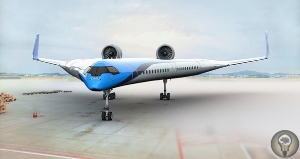 Самолет, в котором пассажиры сидят внутри крыльев Голландская авиакомпания LM совместно с Делфтским технологическим университетом изобретает весьма необычный самолет. Названный Flying-V из-за