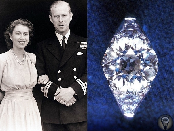 СЕМЬ САМЫХ ИЗВЕСТНЫХ ОБРУЧАЛЬНЫХ КОЛЕЦ 1. Королеве Елизавете II, которая, как известно, еще будучи принцессой сама добилась расположения лейтенанта Филиппа Маунтбаттена, обручальное кольцо